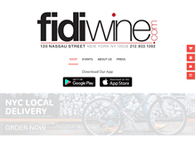 Tablet Screenshot of fidiwine.com